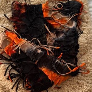 Multicolor Fringe leggings